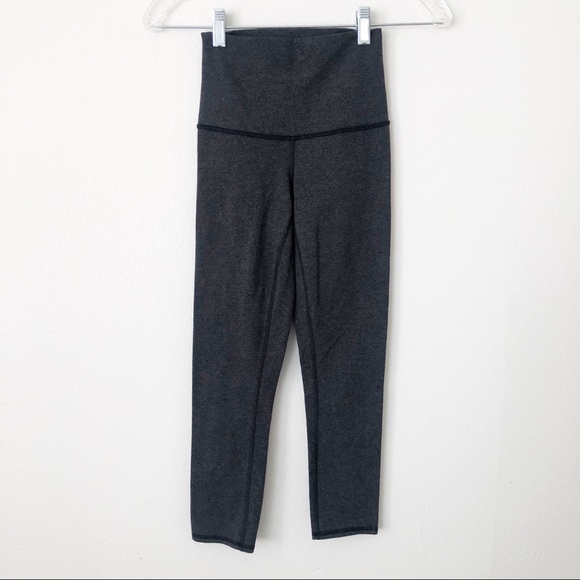 lululemon athletica Pants - Lululemon Gray Cropped Leggings 2